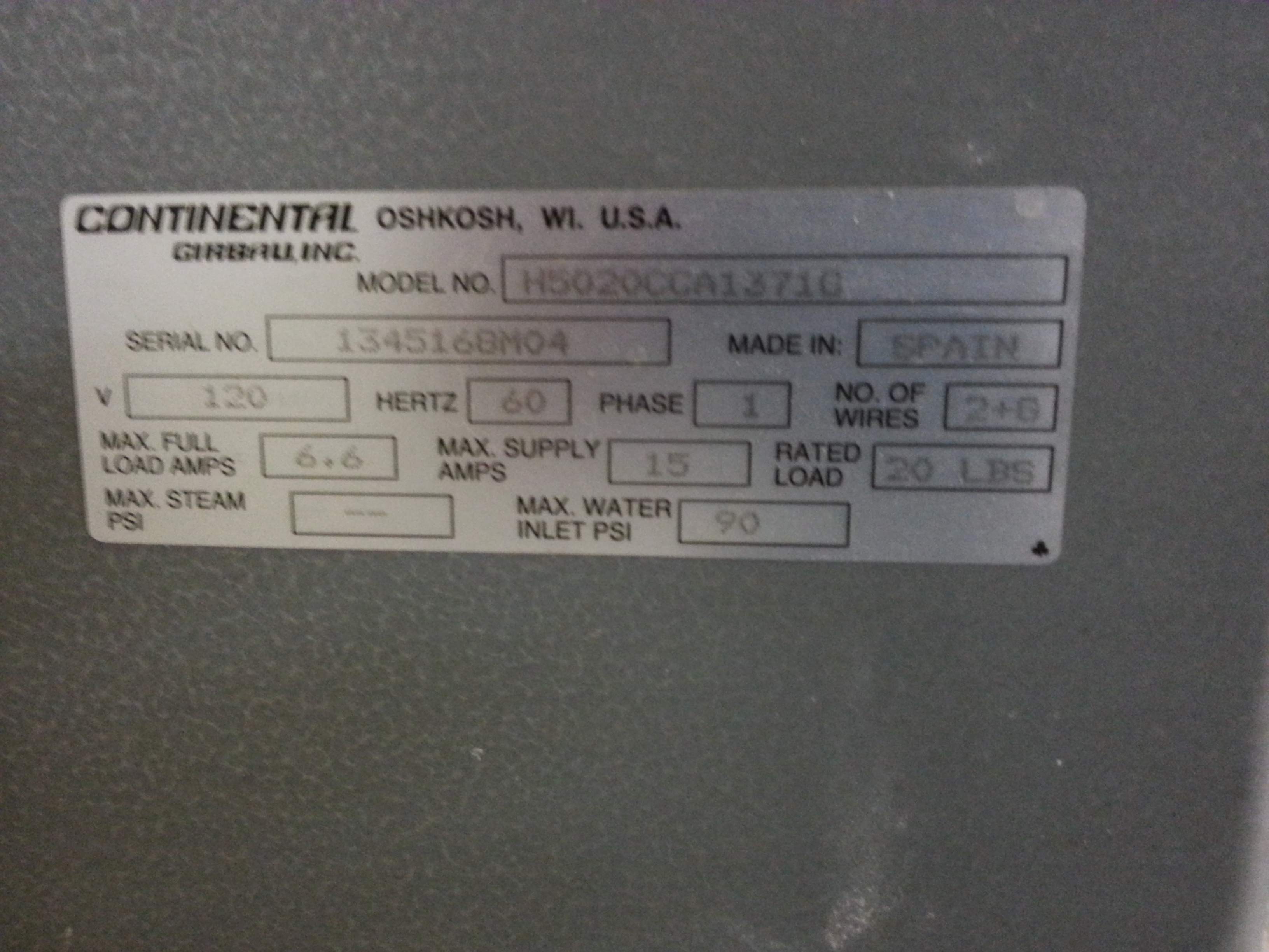 Continental 20LB Washers