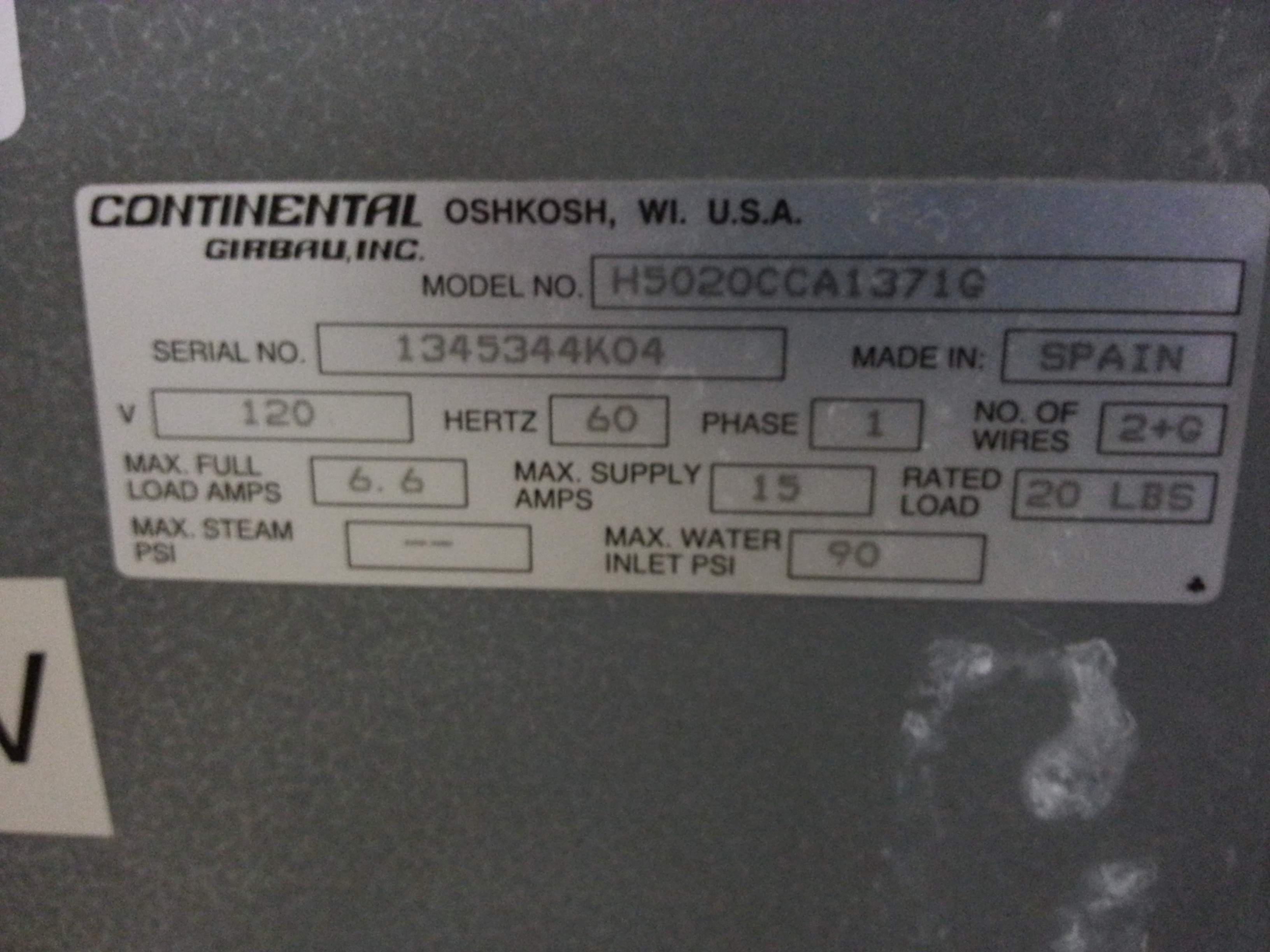 Continental 20LB Washers